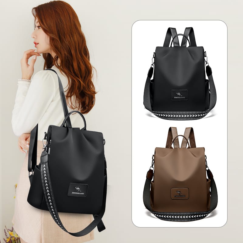 New Texture Oxford Cloth Women’s Backpack(Black) - Image 2