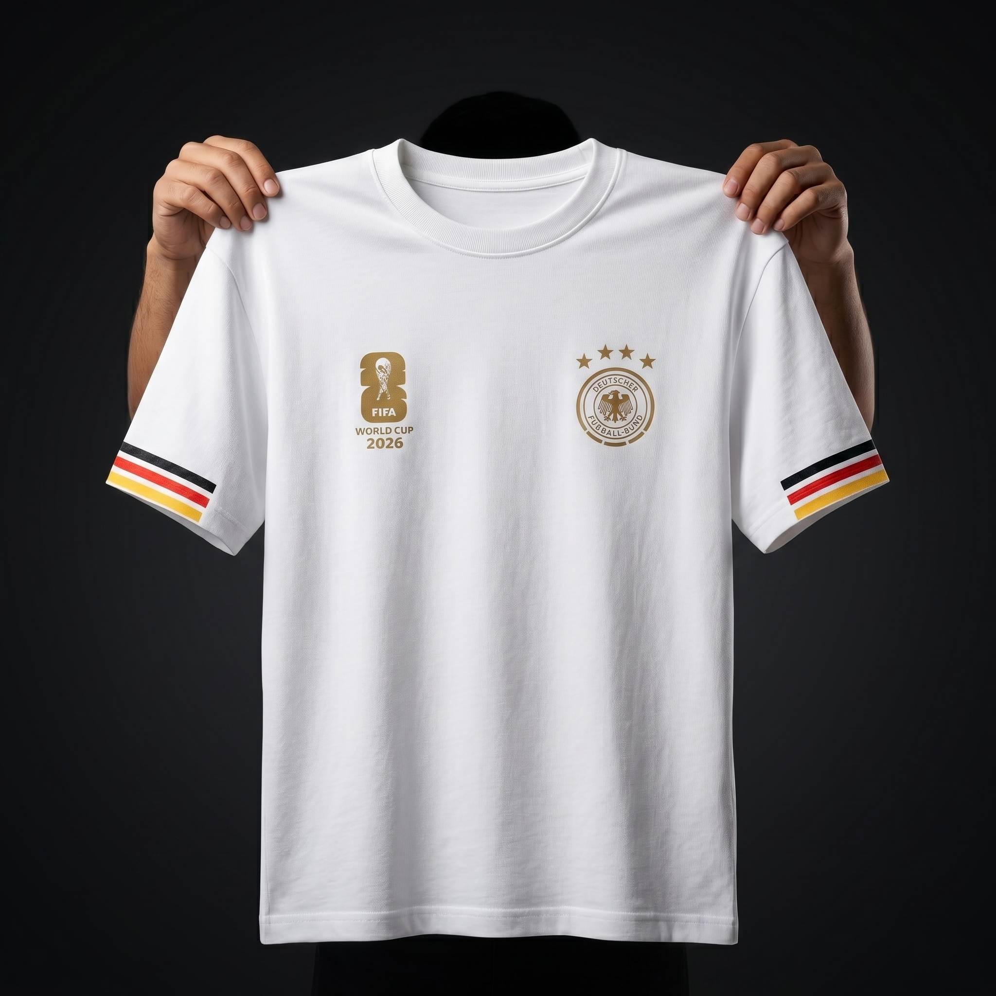 Premium Germany Fan Edition Drop Shoulder White Color