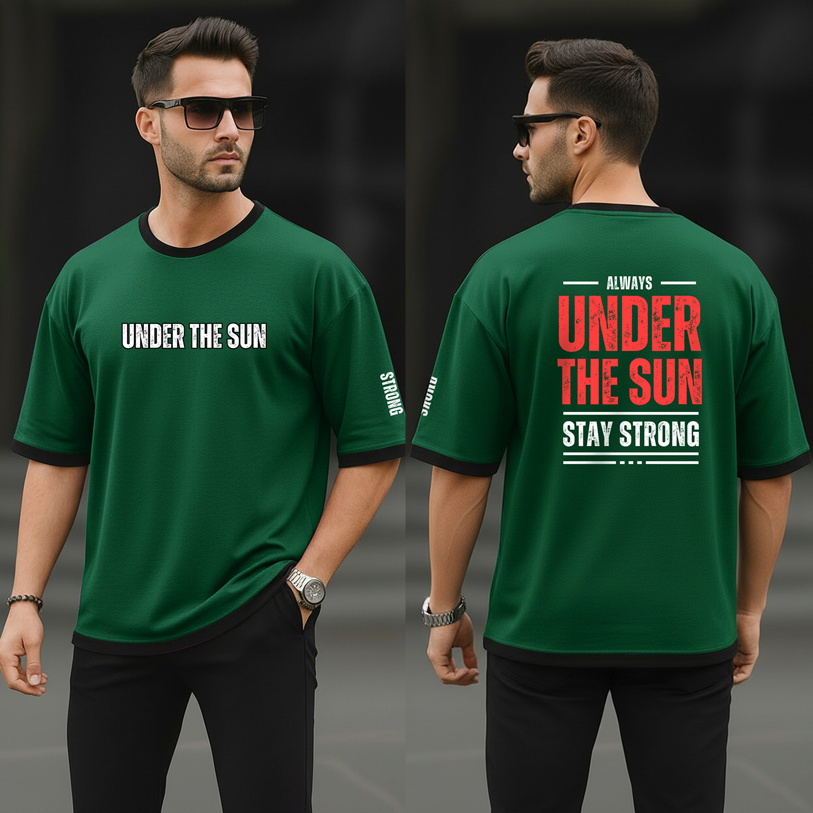 Premium Streetwear Drop Shoulder T-shirt for Men - Image 2