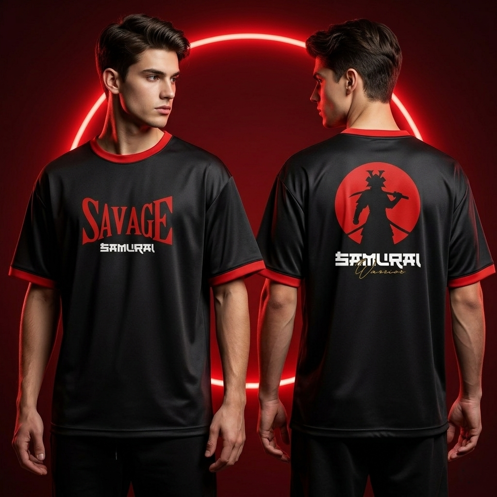 Premium Streetwear Drop Shoulder T-shirt for Men - Image 2
