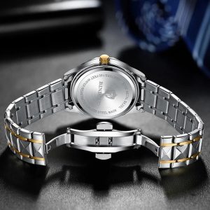 BINBOND 2521 Luxury Brand Luminous Quartz Watch For Men (Blue) - Image 7