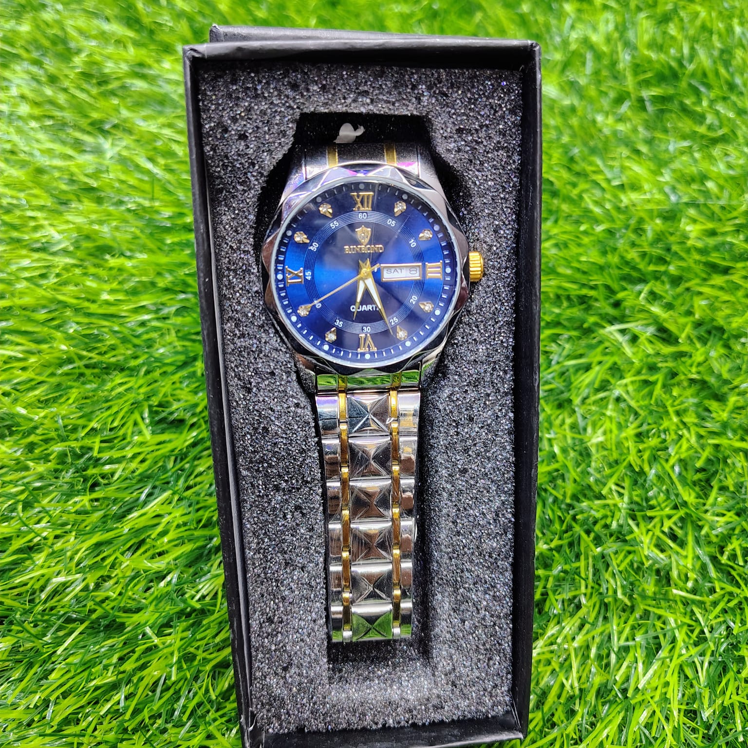 BINBOND 2521 Luxury Brand Luminous Quartz Watch For Men (Blue) - Image 2